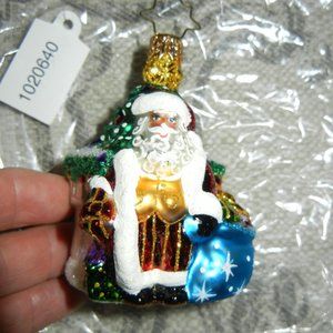 Christopher Radko The Big Days Arrived Gem  1020640  Santa
